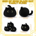 thumbnail image 2 of Peluche Auspicious Beginning Black Cat Family, 19 pulgadas, 2 of 8