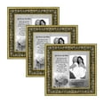 thumbnail image 4 of Picture Frame Set, 3 Piece Customizable Gallery Multi pack, 3-8x8, for Tabletop or Wall Display, 4 of 6
