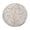 Gradient Chocolate, variant on Luxe Arlington 6 Faux Sheepskin Circular Rug Plush Soft White