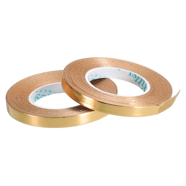 Cinta Rizada Uxcell Metálica para Globos 2 Rollos para Decoración de Fiestas Envoltura de Regalos Manualidades Champagne Gold