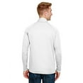 thumbnail image 2 of A4 Daily 1/4 Zip For Men in White | N4268, 2 of 2