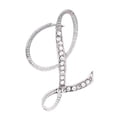 thumbnail image 2 of EGNMCR Valentine'S Day Gift Letter Brooches For Women New Personality Set With Diamond Brooch 26 English Letter Brooch, 2 of 3