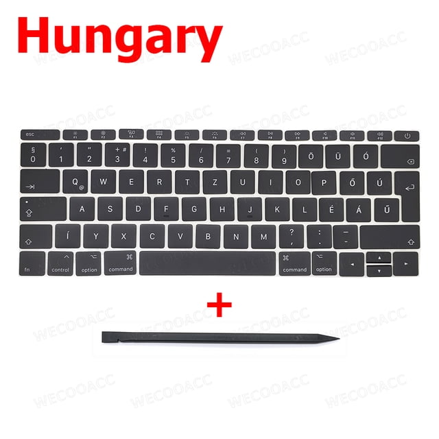 New Replacement Keyboard Keys Keycap US UK French Russian Spain EU For Macbook Pro Retina 13" A1708 Key Cap 2016 2017 Year Hungary