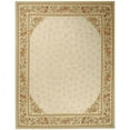 thumbnail image 1 of Due Process Stable Trading Aubusson Rennes Ivoire & Ivoire Zone Tapis&44; 5 x 8 Pi., 1 of 1