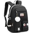 thumbnail image 3 of Mochila escolar Spotted Tiger para niñas con lonchera (negra), 3 of 7