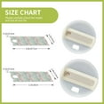 thumbnail image 3 of Kdxio Watercolor Tiger Name Plate Compatible Stanley Cups Name Tag Acrylic Nameplate Tumbler Lid Topper for Cup Accessories, 3 of 9