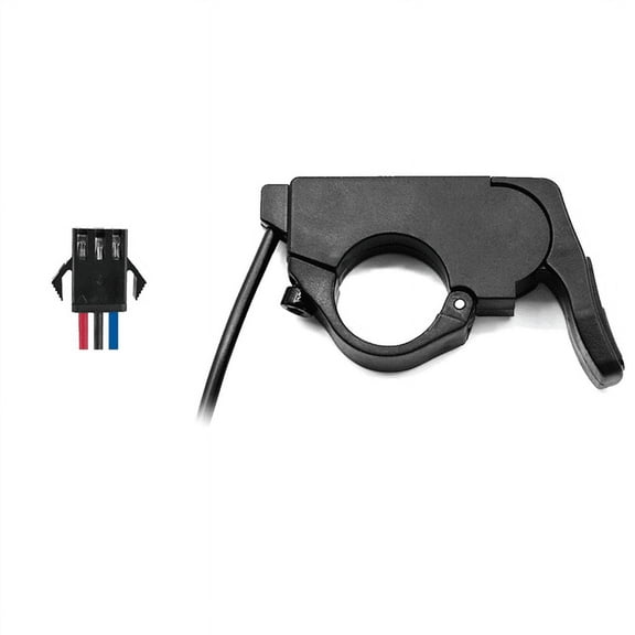 Ebike Throttle Quick Disassembly Thumb Throttle Left/Right 109R Hand Finger Throttles for 12V-72V Electric Bicycle A,Black