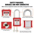 thumbnail image 4 of STAWAY 47 PCS Electrical Lockout Tagout Kit - OSHA Compliant Safety Padlocks, Hasps, Tags & Lockouts for Industrial Use - Prevent Electrical Accidents, 4 of 9