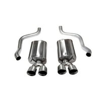 Corsa 09-13 Chevrolet Corvette C6 6.2L V8 Polished Sport Axle-Back Exhaust