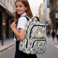 thumbnail image 4 of HUISEFOR Duck Camo School Backpack for Kids 17 Inch School Bag Backpack for School, Large Capacity Flap Backpack with Adjustable Shoulder Strap Ages 6-12 Back to School, 4 of 7