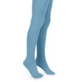 thumbnail image 1 of Girls Solid Pima Cotton Nylon Stocking Tights 1 Pack, 1 of 4