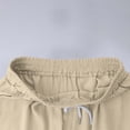 thumbnail image 5 of yillto Mens Summer Shorts 5 Inch Fashion Loose Shorts Drawstring Waist Casual Dressy Short Pants with Pockets, 5 of 7