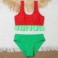 thumbnail image 3 of GYRATEDREAM 7-14 Years 2 Piece Girls Bikini Beach Swimwear Swimsuits Quick Dry Swimwear Bathing Suits, 3 of 6
