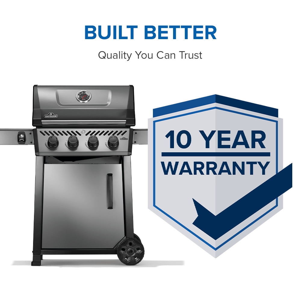Napoleon Freestyle 425 4-Burner Propane Gas Grill in Graphite Grey