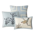 thumbnail image 6 of 7 Piece Printed Cotton Twill Comforter Set Khaki Cal King, 6 of 13