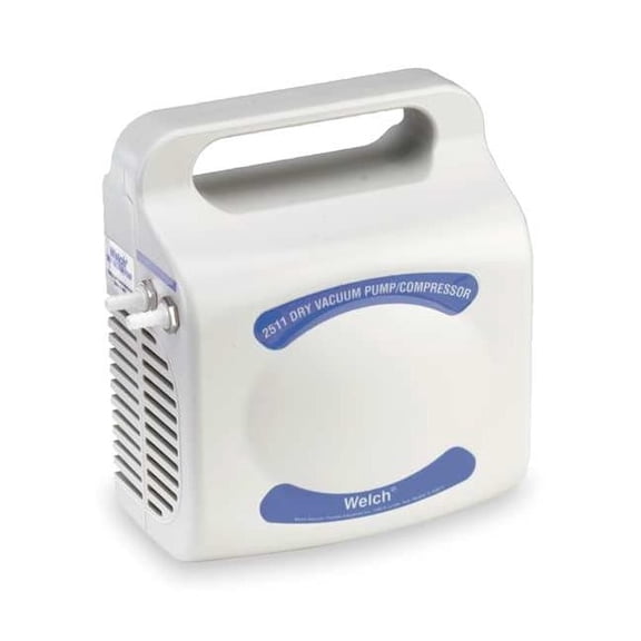 Welch Piston Air Compressor/Vacuum Pump,1/32HP 2511B-01