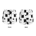 thumbnail image 6 of Uemuo Doodle Cute Cat Pattern Women's Athletic Shorts High Waisted Running Shorts with Liner Pockets Gym Elastic Workout Shorts-, 6 of 9