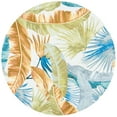 thumbnail image 5 of SAFAVIEH Barbados Banana Leaves Outdoor Area Rug, Gold/Green, 3'3" x 5'3", 5 of 10