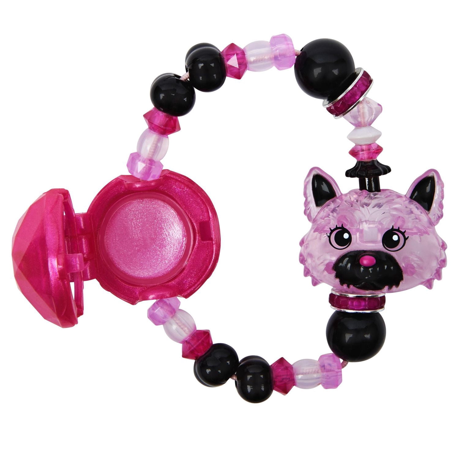 Twisty Petz Beauty, Série 6,Bracelet à collectionner Glowlips Terrier Pup avec brillant à lèvre, pour les enfants à partir de 4 ans