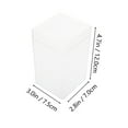 thumbnail image 2 of FRCOLOR  4 Pcs Model Display Case Protection Office Large Transparent, 2 of 8