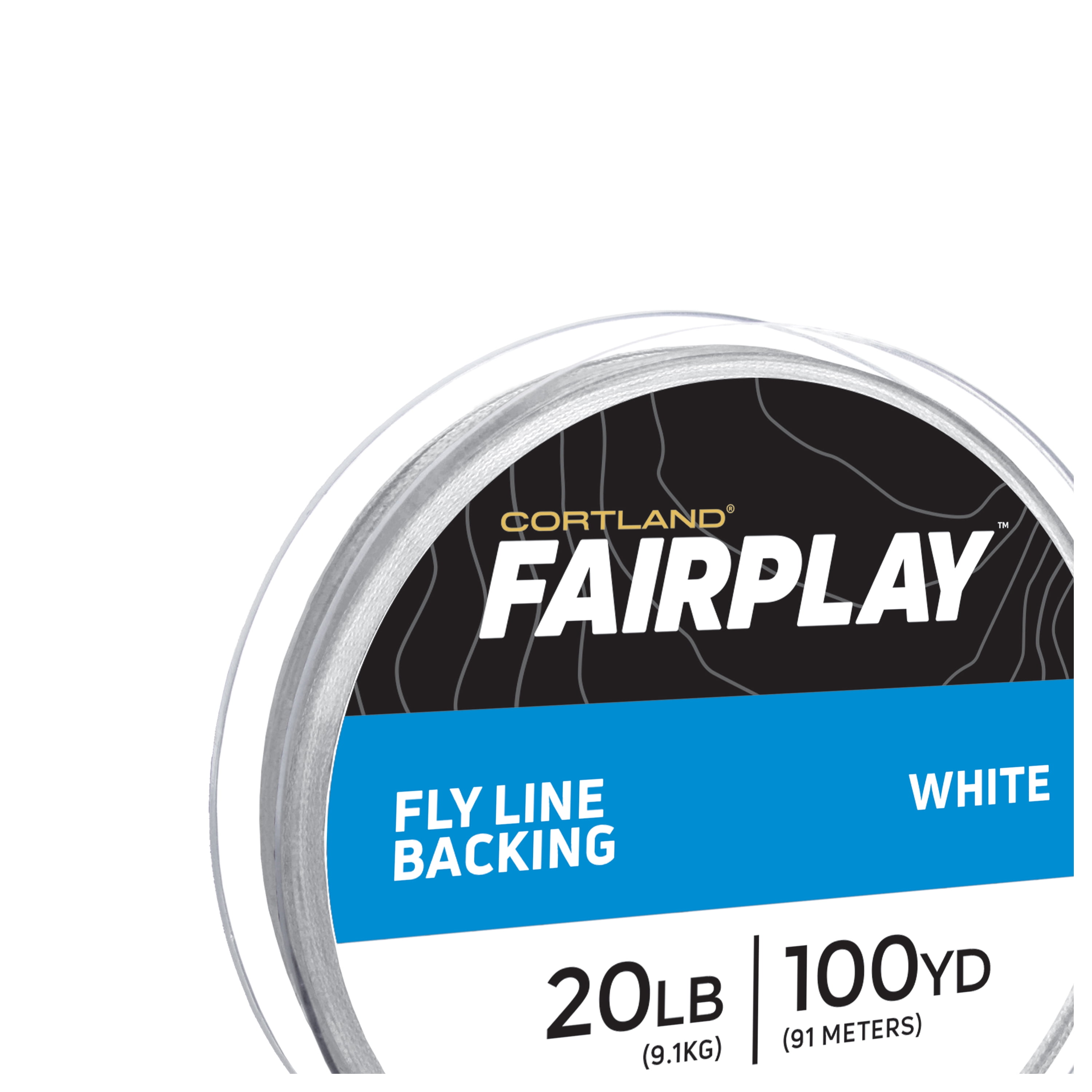 Cortland Fairplay Fly Line Reel Backing, White, 20 lb., 100 yd, 161122