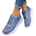 thumbnail image 4 of Womens Walking Sneakers Mesh Breathable Lightweight Walking Shoes Athletic Tennis Running Shoes Non-slip Fashion Sneakers for Women, 4 of 5