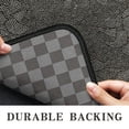 thumbnail image 6 of Gray and Black Checkerboard Pattern Door Rugs,Washable Non Slip Door Mats Indoor,Decorative Door Mats,Entry Mat Indoor for Entrance,Bedroom,Kitchen,Bathroom,30"x17", 6 of 6