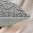 thumbnail image 5 of REGALWOVEN Set of 2 Decorative Throw Pillow Covers Faux Fur Throw Pillow Covers for Sofa Light Gray 18" x 18", 5 of 5