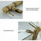 thumbnail image 5 of Grifo de bambú alto, mezclador de fregadero en cascada, grifo monomando para lavabo, grifo de un solo orificio disponible con agua fría y caliente, grifo de baño de bronce., 5 of 5