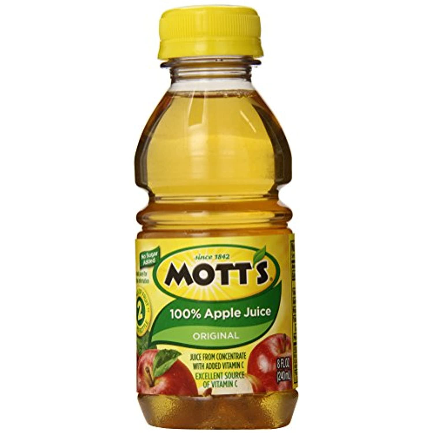 Motts 100 Apple Juice, Original, 24 Count