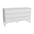 thumbnail image 2 of Kappesberg Collins Modern Dresser in White - 6-Drawer - for Adults and Teens, 2 of 7