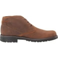 thumbnail image 6 of Clarks Mens Morris Peak Waterproof Chukka Boot 9 Dark Tan Leather, 6 of 8