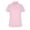 Pink, variant on Monterey Club Women's Microfiber Solid Tailored Collar Short Sleeve Golf Polo Shirt #4060