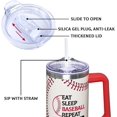 thumbnail image 6 of 30 Oz Baseball Tumbler with Handle and Straw, Insulated Stainless Steel Cup Water Bottle Drinking Cup, Christmas Birthday Baseball Gifts for Boys, Team, Men, Women, Coach, 6 of 6