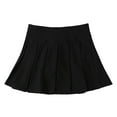 thumbnail image 4 of Bienzoe Girl's Pleated Hem School Uniform Skirt Black 6, 4 of 9