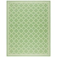 thumbnail image 3 of Safavieh Courtyard Alina Geometric Quatrefoil Indoor/Outdoor Area Rug, Green/Beige, 8' x 10', 3 of 15