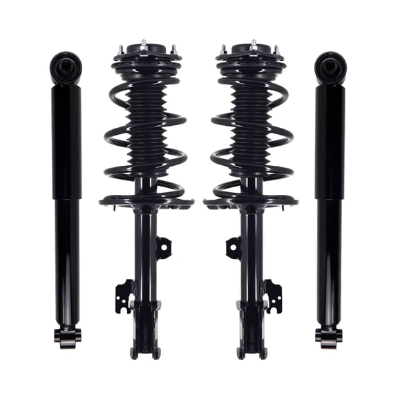 Set 4 Front Quick Complete Strut-Coil Spring-Rear Shock For 2014-2016 Toyota Highlander LE AWD