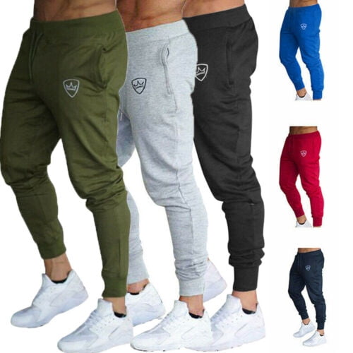 slim fit track pants mens