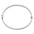 thumbnail image 2 of 14k White Gold Bracelet Bangle 3 mm 6.75 in Polished Hinged, 2 of 4