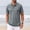 Gray, variant on Men's Short-sleeved Shirt Turn-down Collar Sporty Business Style Sun Protection Top