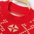 thumbnail image 7 of Women Sweaters Fall Christmas Casual High Thick Winter Print Loose Pullover Knit Sweater Top Jumper Tops , One Size, 7 of 7