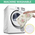 thumbnail image 6 of Pioneer Flower Floral Print Pattern Square Tablecloth, Waterproof Wipeable Spillproof Washable Table Cover for Home Kitchen Party Decor, 42"x42", 6 of 6