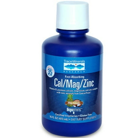 LiquiMins Cal/Mag/Zinc Pina Colada Trace Minerals 16 oz