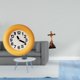 thumbnail image 2 of Reloj De Pared Silencioso Contemporáneo Con Escultura Religiosa De Jesús Y Estatua De La Virgen María Para Decoración De Mesa En Dormitorio, Cocina, Comedor., 2 of 8
