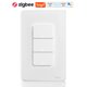 thumbnail image 1 of Tuya Zigbee interruptor de hogar inteligente interruptor de luz SpringBack Control de voz, 1 of 8