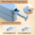 thumbnail image 6 of Deli  40 Sheet Stapler, Desktop Staplers with Integrated Staple Remover, Office Stapler, Blue, 6 of 7
