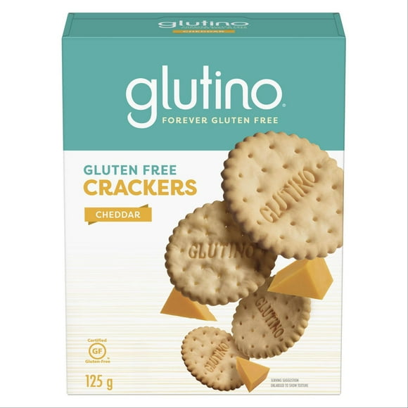 Glutino Gluten Free Cheddar Crackers, 125 g
