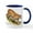 White/Navy Inside, variant on CafePress - Mountain Lion Mug - 11 oz Ceramic Mug - Novelty Coffee Tea Cup