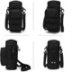 thumbnail image 2 of Water Bottle Bag Holder Bag for Tactical Military Molle Hiking Camping Travel Sports with Strap/Black, 2 of 3