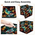 thumbnail image 4 of Chameleon Foldable Clothes Storage Baskets with Handle - 10.8"x10.5"x10.6" Large Capacity Storage Cubes Organizer Bins, 4 of 6